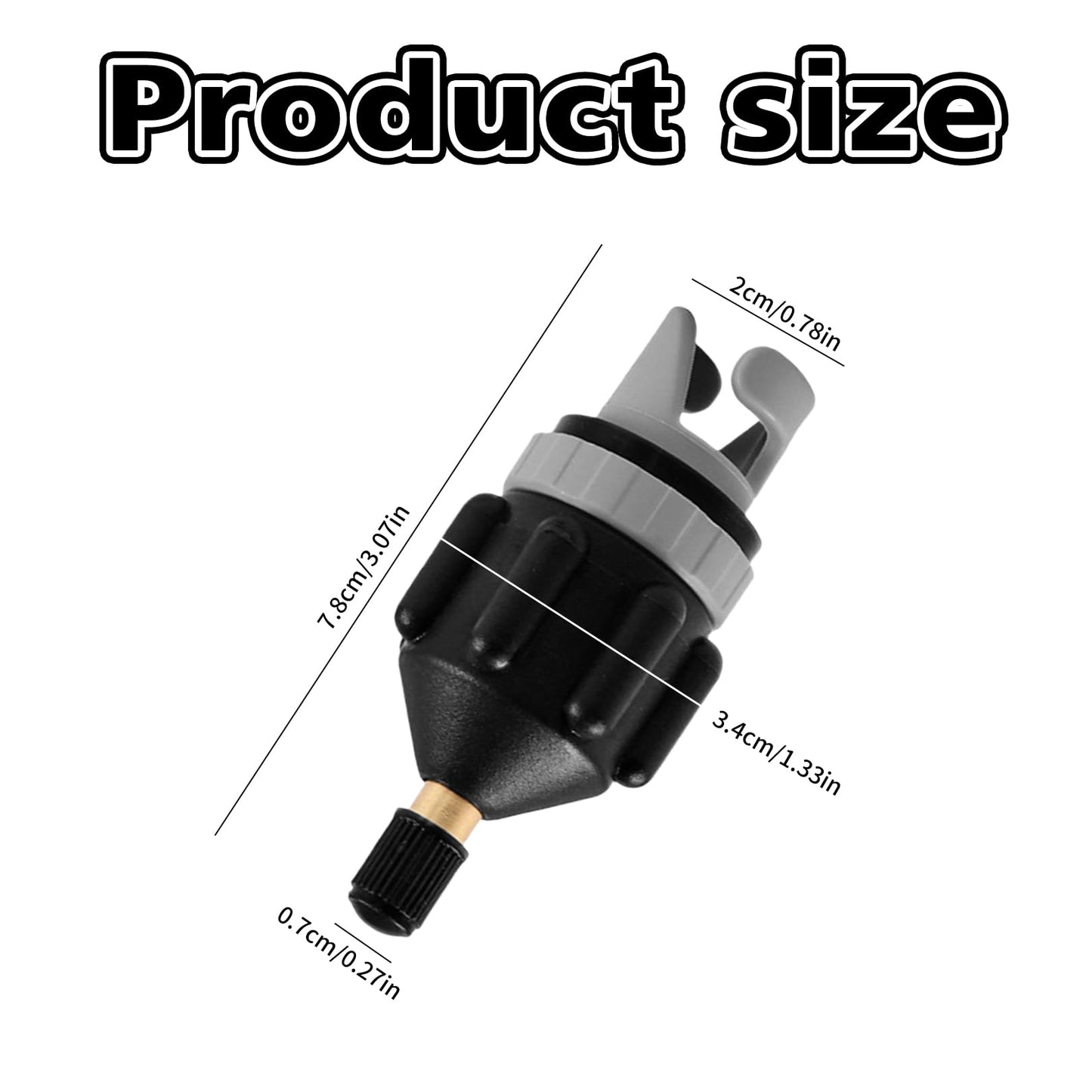 SUP Pumpenadapter für Kompressor & elektrische Pumpe, für SUP Boards und Kajaks