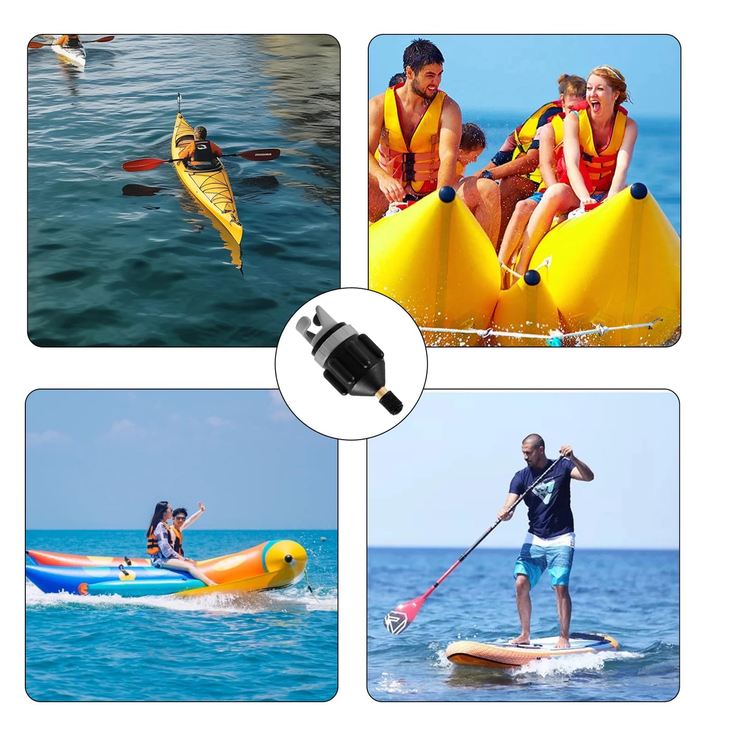 SUP Pumpenadapter für Kompressor & elektrische Pumpe, für SUP Boards und Kajaks