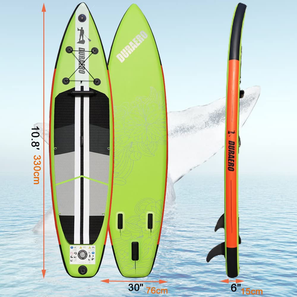 Aufblasbares SUP Board Set, mit Kajak-Sitz und Kamerahalterung, 330 cm, bis 150 kg