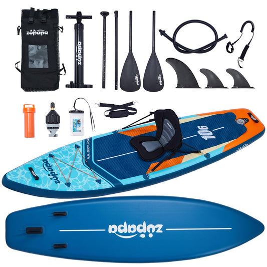 Zupapa aufblasbares SUP Board Set, mit Kajak-Sitz, 323 cm