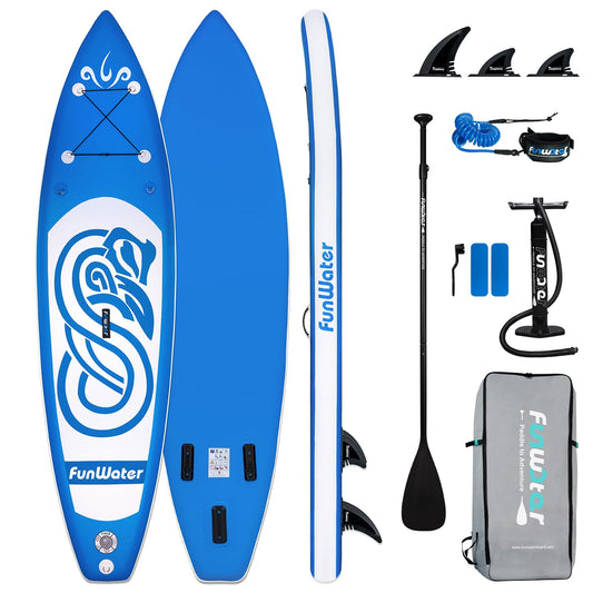 FunWater aufblasbares SUP Board, mit Komplett-Set