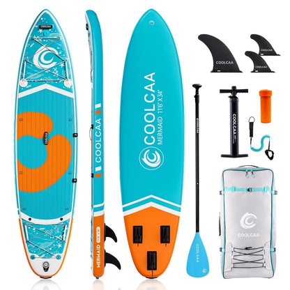 COOLCAA Stand Up Paddle Board, mit Premium-Set, bis 210 kg