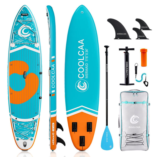 COOLCAA Stand Up Paddle Board, mit Premium-Set, bis 210 kg