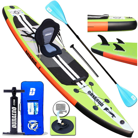Aufblasbares SUP Board Set, mit Kajak-Sitz und Kamerahalterung, 330 cm, bis 150 kg