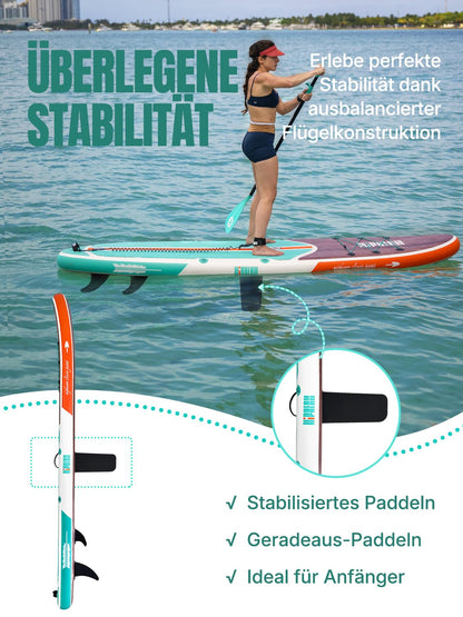 Niphean SUP Board, 320 cm, mit Sitz für 2 Personen, bis 200 kg