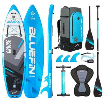 Bluefin CRUISE SUP Board Set, 10'8", Blau