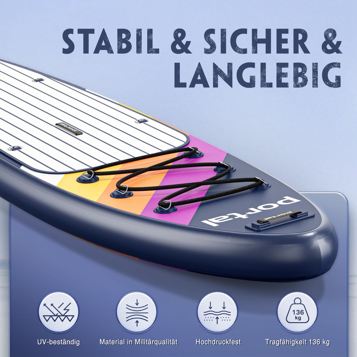 Portal aufblasbares SUP Board, 320 cm, mit Komplett-Set