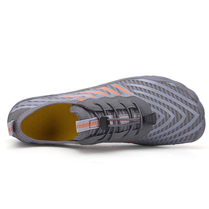 Teechodina Barfuß-Traillaufschuhe, Unisex, Grau