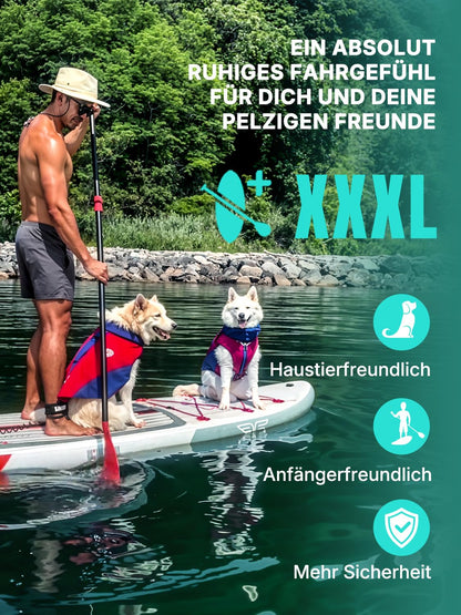 Niphean Extra Großes SUP Board für 2+1 Personen, mit Balancierflügel