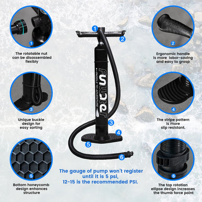 FunWater aufblasbares SUP Board, mit Komplett-Set