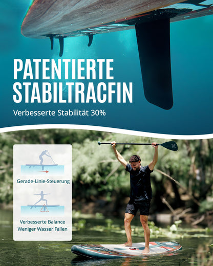 ZLX aufblasbares SUP Board, mit Sitz und Anti-Rutsch-Deck, 320 cm
