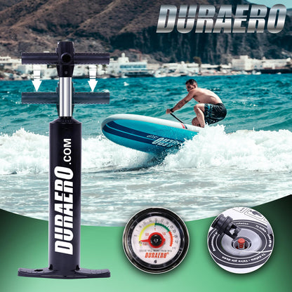 Aufblasbares SUP Board mit Kajak-Sitz, 330 cm, bis 150 kg, mit Kamerahalterung, Mintgrün