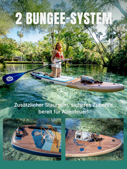 Niphean Extra Großes SUP Board für 2+1 Personen, mit Balancierflügel