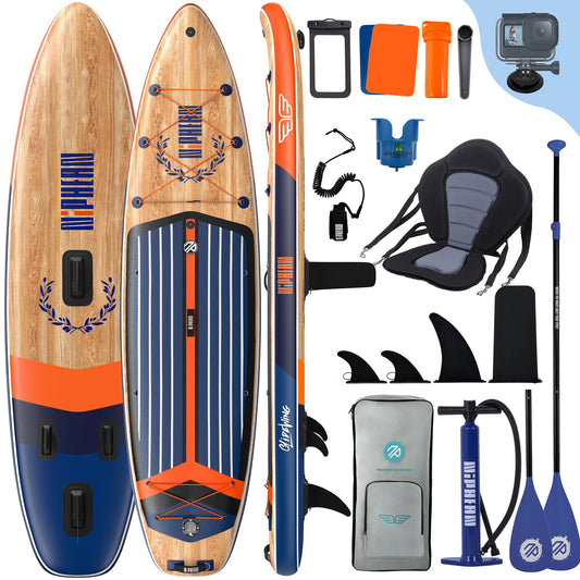 Niphean Extra Großes SUP Board für 2+1 Personen, mit Balancierflügel