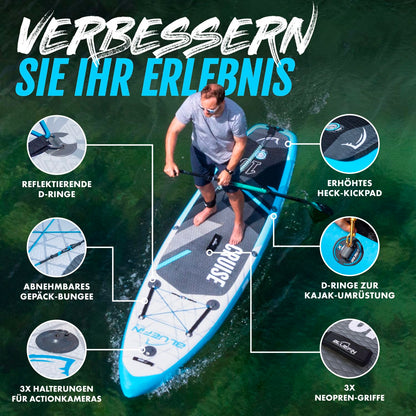Bluefin CRUISE SUP Board Set, 10'8", Blau