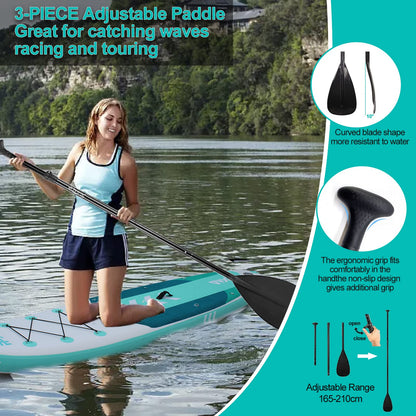 Aufblasbares SUP Board Set, 320 oder 335 cm, bis 200 kg